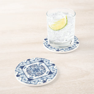 Posavasos Baldosas mediterráneas, portuguesas, azulejo, mall