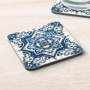 Posavasos Baldosas mediterráneas, portuguesas, azulejo, mall