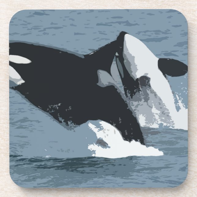 Posavasos Ballena de Orka (Frente)