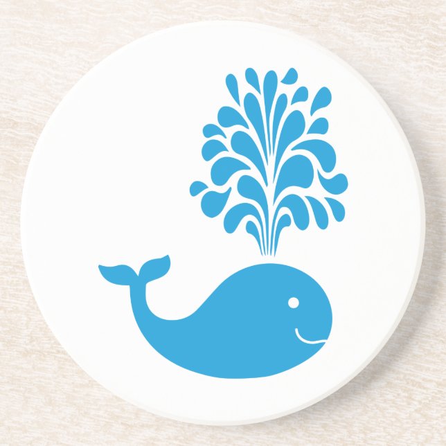 Posavasos Ballena divertida (Frente)