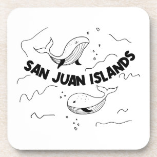 Posavasos Ballenas de las Islas San Juan