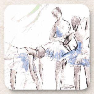 Posavasos Ballet acuático bailando Ballerina