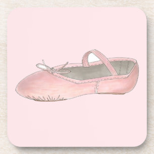 Posavasos Ballet rosa zapatilla zapatilla zapatilla bailarin