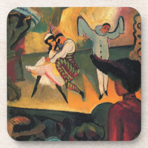Posavasos Ballet ruso, Rusia, Rusos, por August Macke
