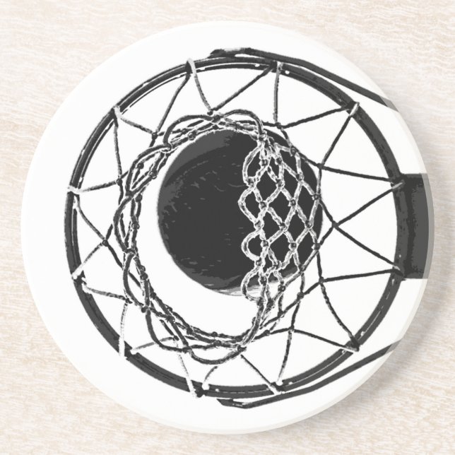 Posavasos Baloncesto de arte pop (Frente)
