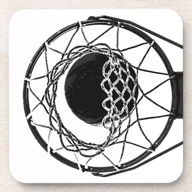 Posavasos Baloncesto de arte pop (Frente)