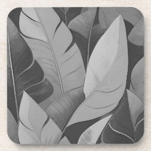 Posavasos Bananarama Hojas de Plátano Hawaianas - Gris