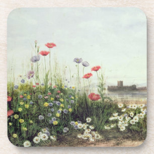 Posavasos Banco de las flores del verano
