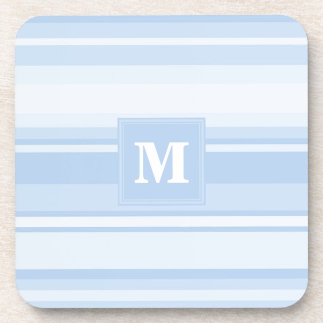 Posavasos Bandas azules monográficas (Frente)