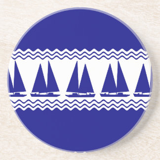 Posavasos Bandas costeras Náuticas Azules