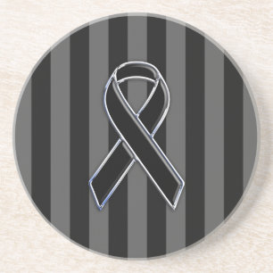Posavasos Bandas de sensibilización sobre la cinta negra