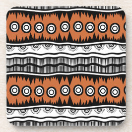 Posavasos Bandas de tono marrón y geográfico de la India