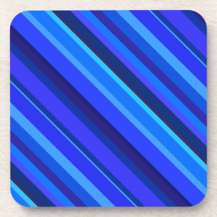 Posavasos Bandas diagonales azules