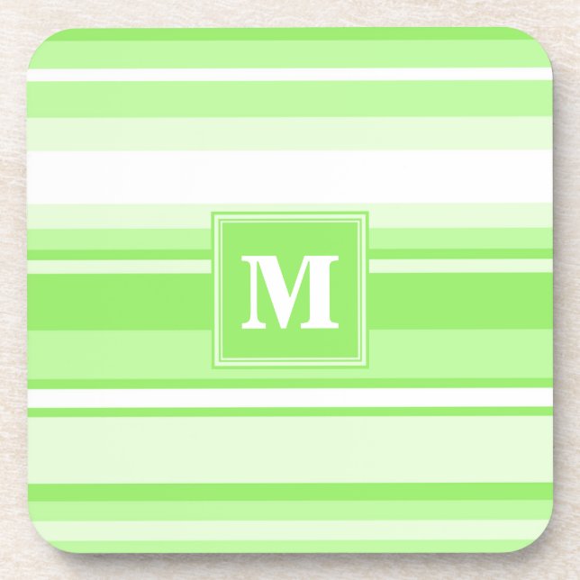Posavasos Bandas verdes monográficas (Frente)