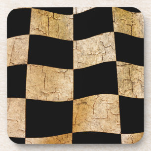 Posavasos Bandera a cuadros rotos