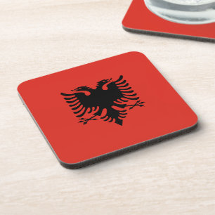 Posavasos Bandera albanesa