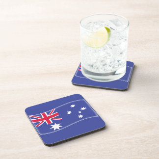 Posavasos Bandera australiana australiana estilizada en un