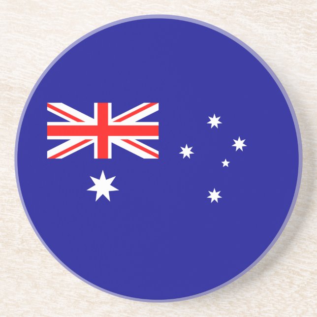 Posavasos Bandera australiana patriótica (Frente)