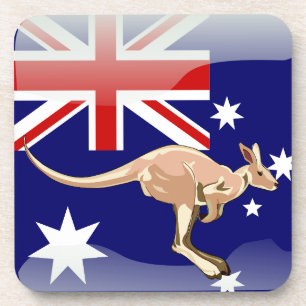 Posavasos Bandera brillante australiana