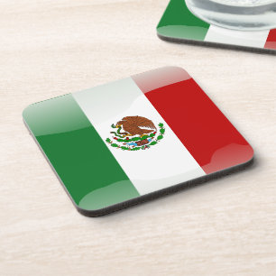 Posavasos Bandera brillante de México