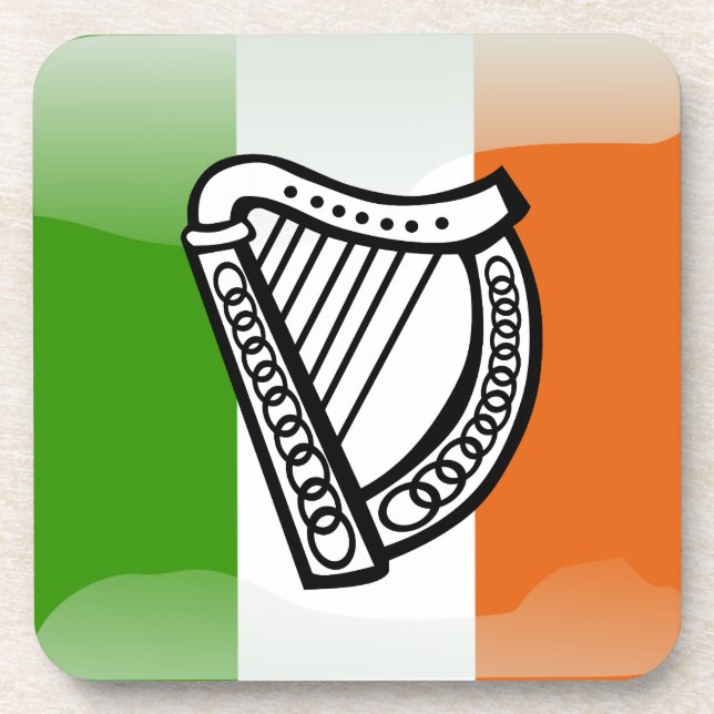 Posavasos Bandera brillante irlandesa (Frente)