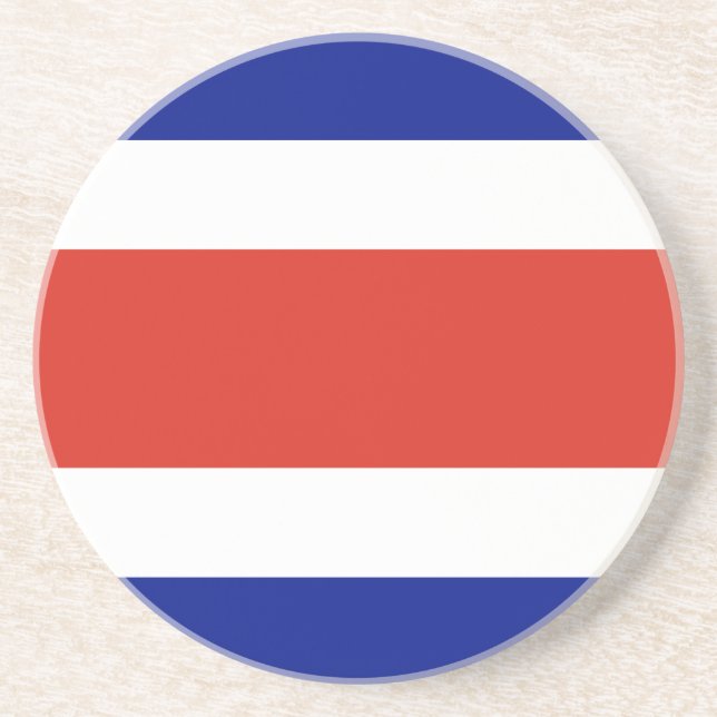 Posavasos Bandera Civil de Costa Rica (Frente)