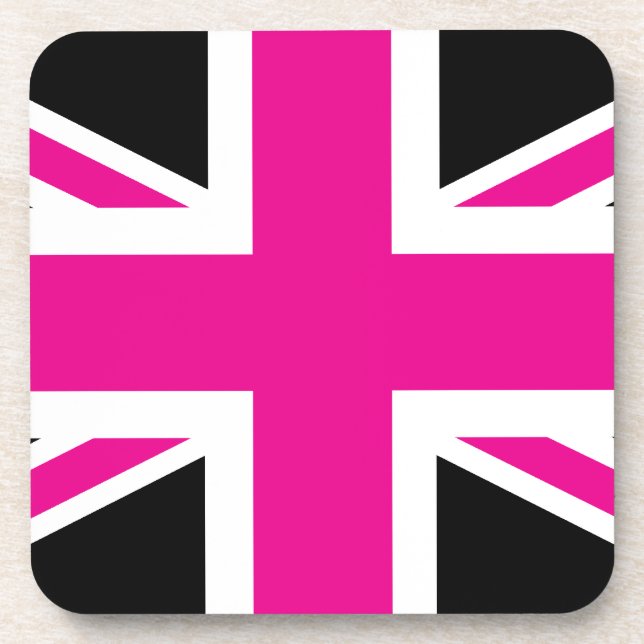Posavasos Bandera clásica de Union Jack Británicos (Reino (Frente)