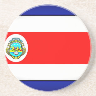 Posavasos Bandera costarricense estilizada