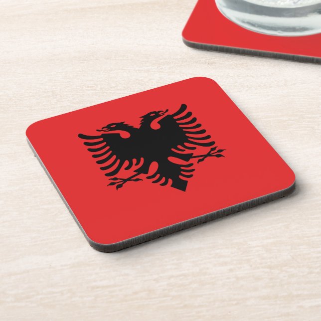 Posavasos Bandera de Albania (Lado Izquierdo)