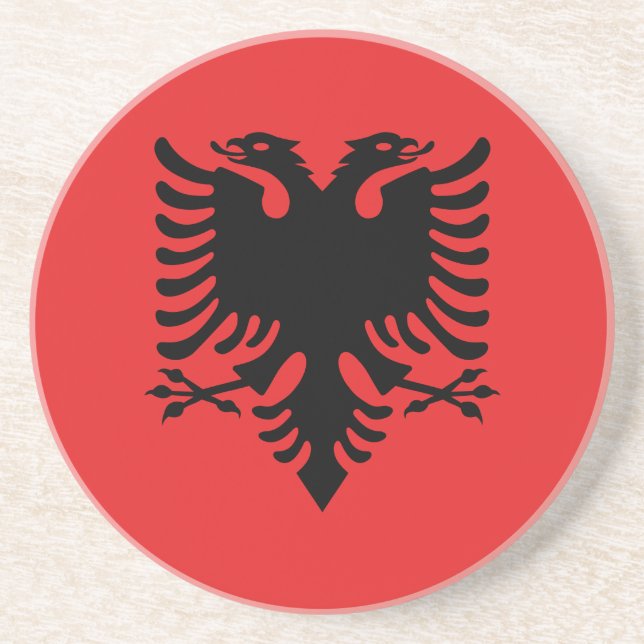 Posavasos Bandera de Albania (Frente)
