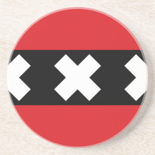 Posavasos Bandera de Amsterdam