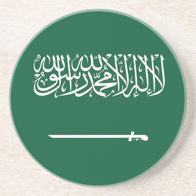 Posavasos Bandera de Arabia Saudita (Frente)