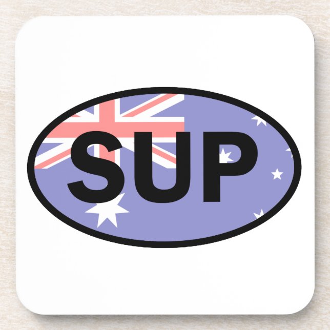 Posavasos Bandera de Australia de Standup Paddleboard (Frente)