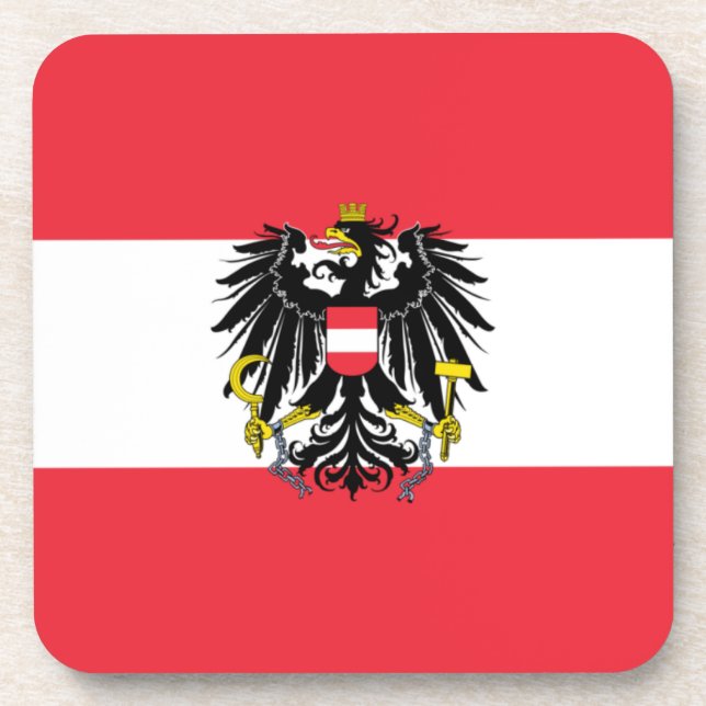 Posavasos Bandera de Austria (Frente)