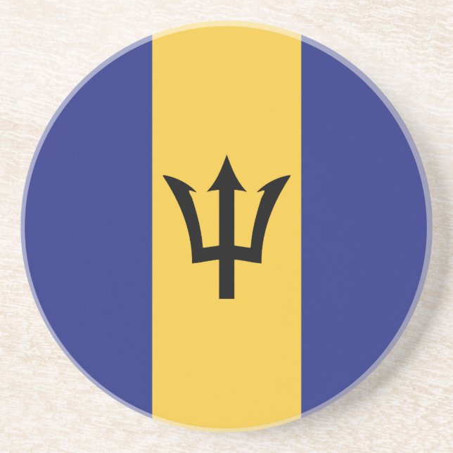 Posavasos Bandera de Barbados (Frente)