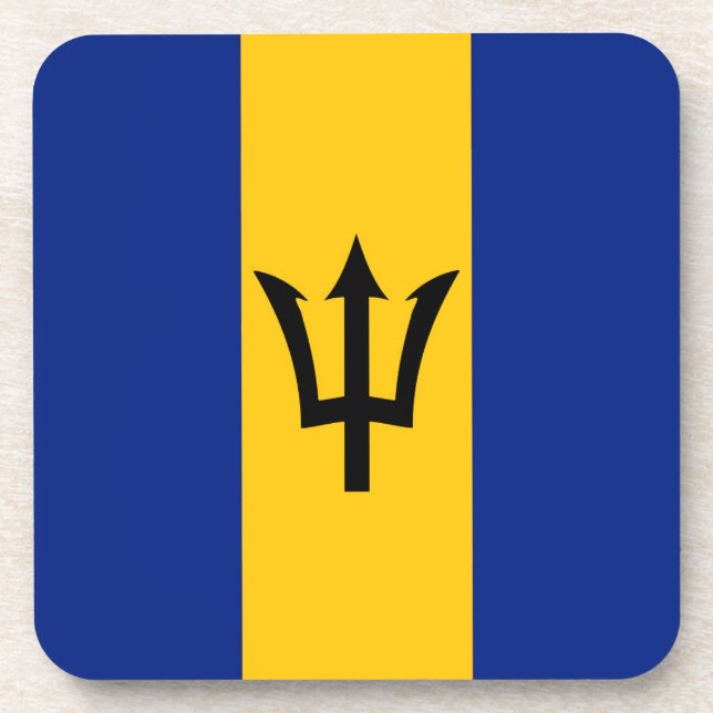 Posavasos Bandera de Barbados (Frente)