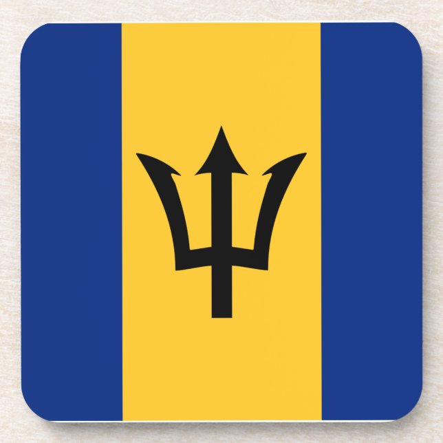 Posavasos Bandera de Barbados (Frente)