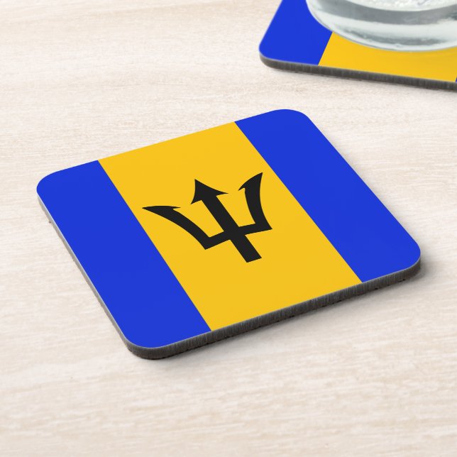 Posavasos Bandera de Barbados   (Lado Izquierdo)