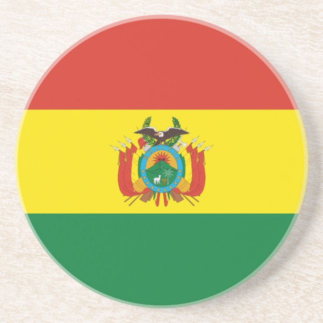 Posavasos Bandera de Bolivia Patriótica (Frente)