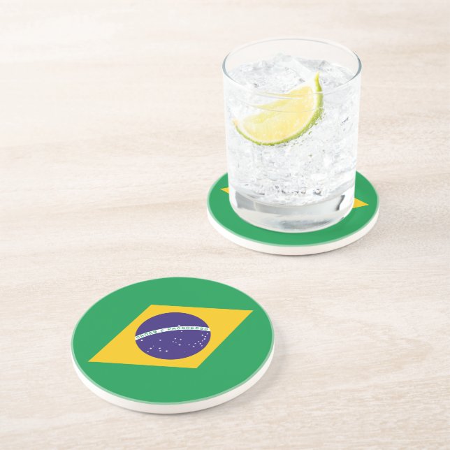 Posavasos Bandera de Brasil (Lado)