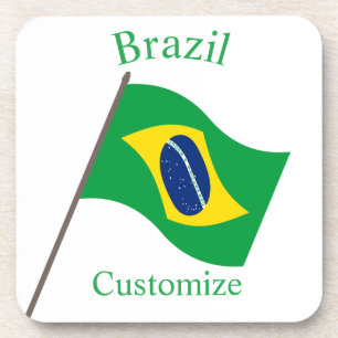 Posavasos Bandera de Brasil Thunder_Cove