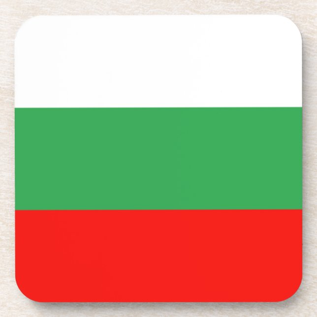 Posavasos Bandera de Bulgaria (Frente)