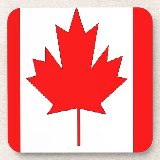 Posavasos Bandera de Canadá (Frente)