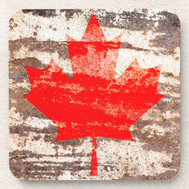 Posavasos Bandera de Canadá (Frente)