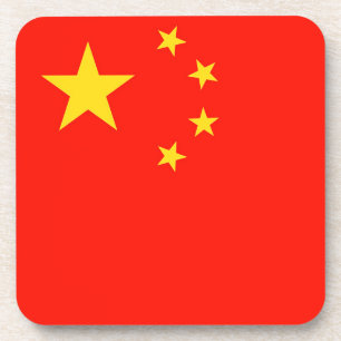 Posavasos Bandera de China - Alta calidad