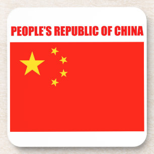 Posavasos Bandera de China de alta calidad