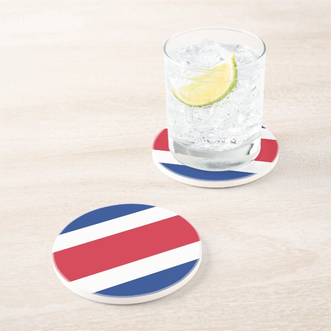 Posavasos Bandera de Costa Rica (Lado)