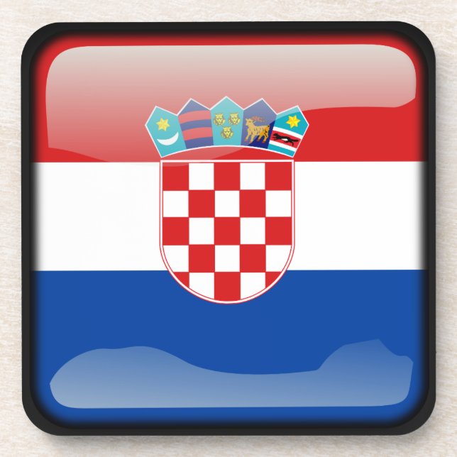 Posavasos Bandera de Croacia (Frente)