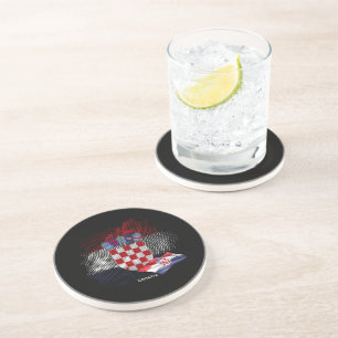 Posavasos bandera de Croacia
