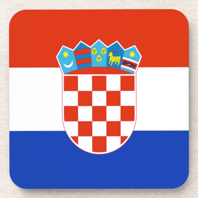 Posavasos Bandera de Croacia (Frente)